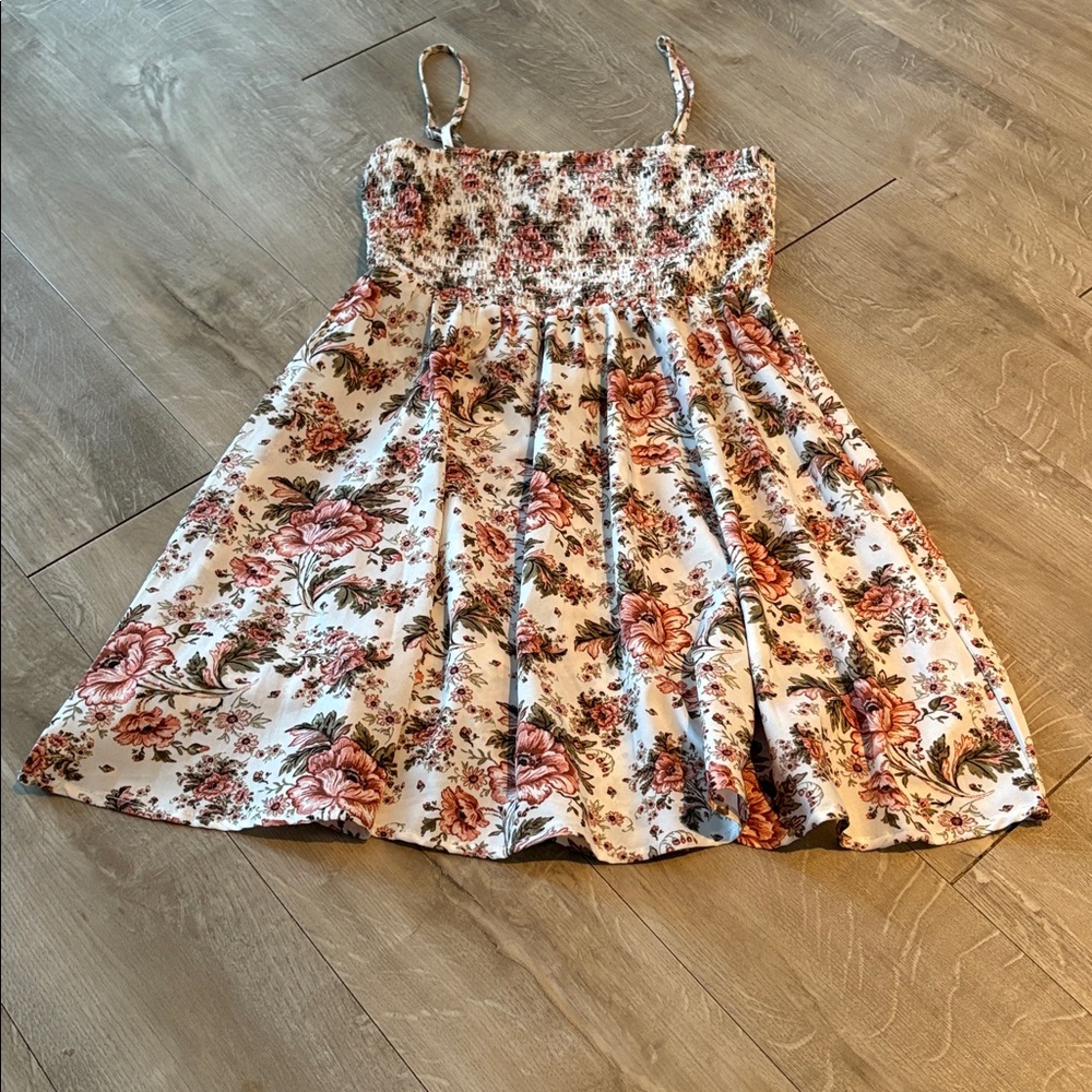 Floral Flowy Mini Dress PTP 14”
